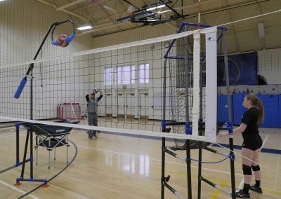 Volleyball Setter Training with volleyball training equipment from The Edge Pro Volleyball Trainer